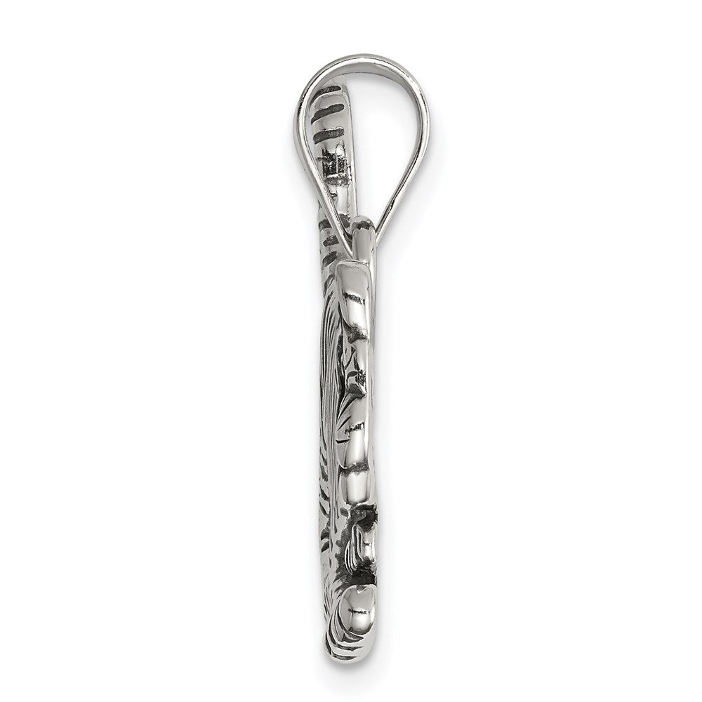 Sterlingsilber Antikisiert Tiger Charm