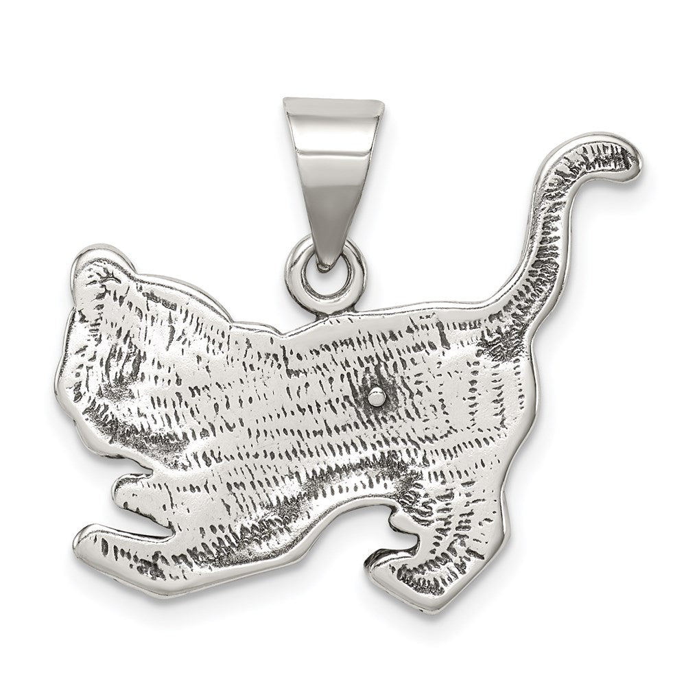 Sterlingsilber Antikisiert Tiger Charm