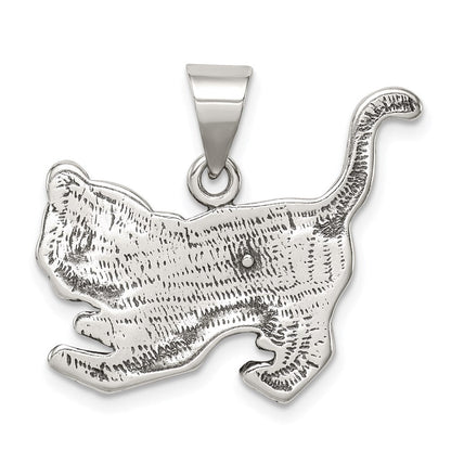Sterlingsilber Antikisiert Tiger Charm