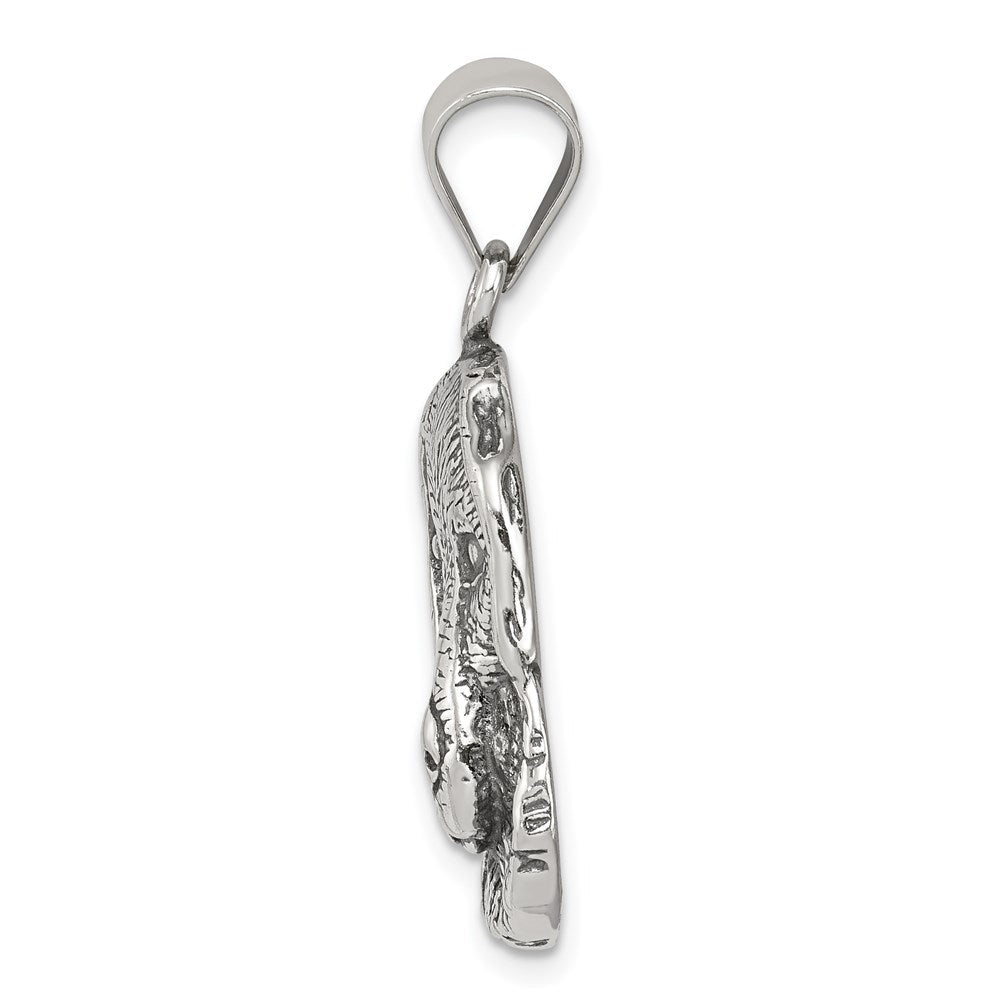 Sterlingsilber Antikisiert Hund Charm
