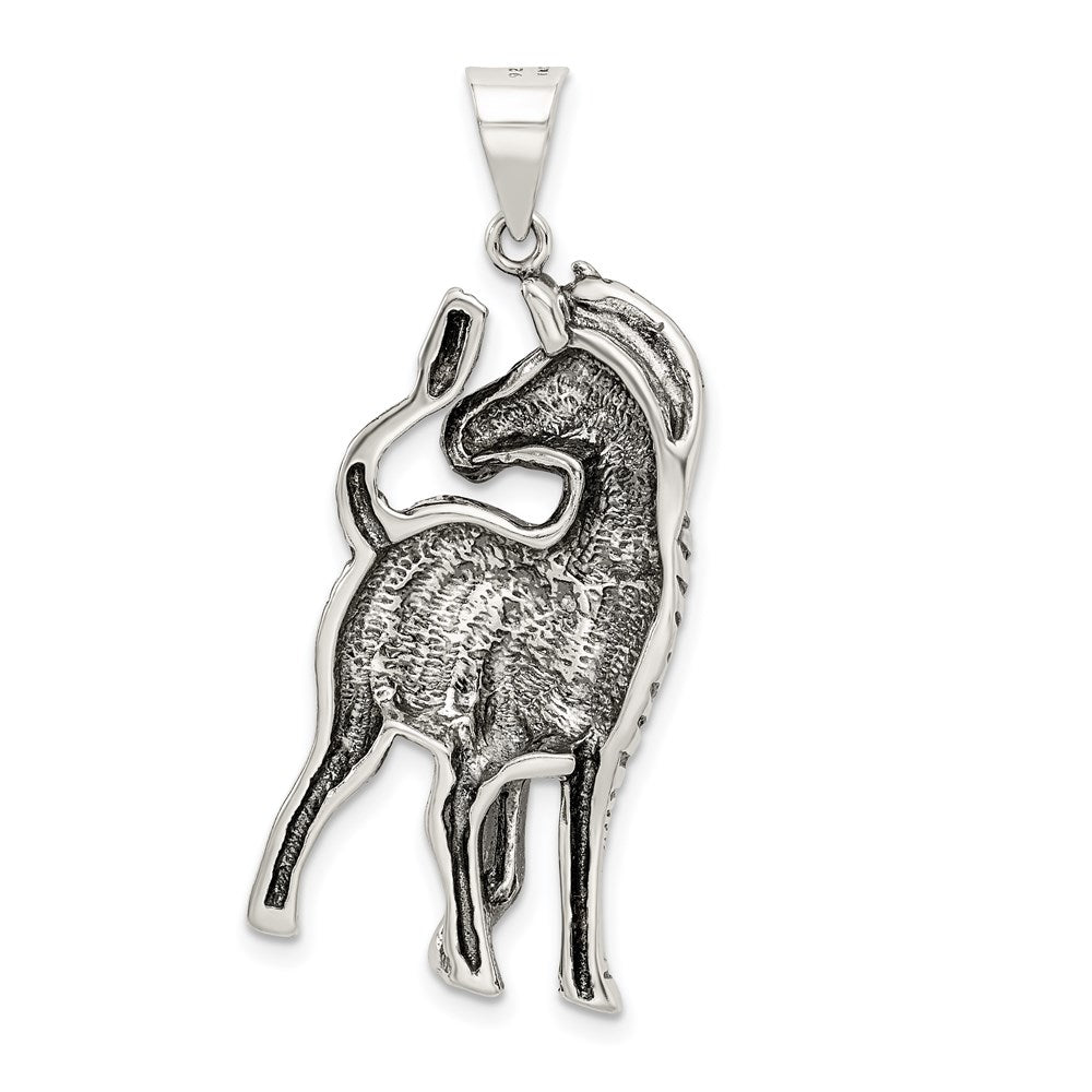 Sterlingsilber Antikisiert Zebra Anhänger
