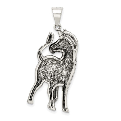Sterlingsilber Antikisiert Zebra Anhänger
