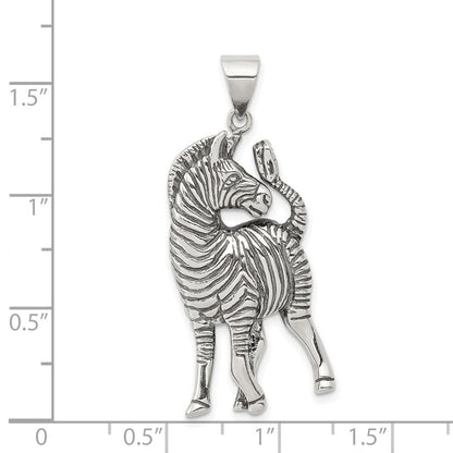Sterlingsilber Antikisiert Zebra Anhänger