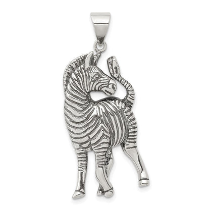 Sterlingsilber Antikisiert Zebra Anhänger