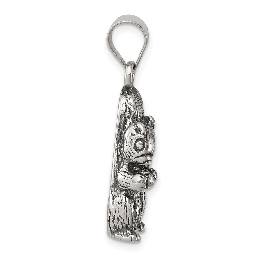 Sterlingsilber Antikisiert Squirrel Charm