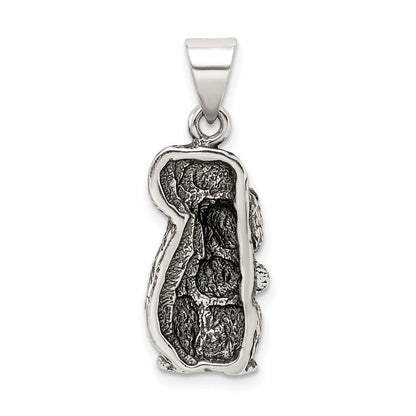 Sterlingsilber Antikisiert Squirrel Charm
