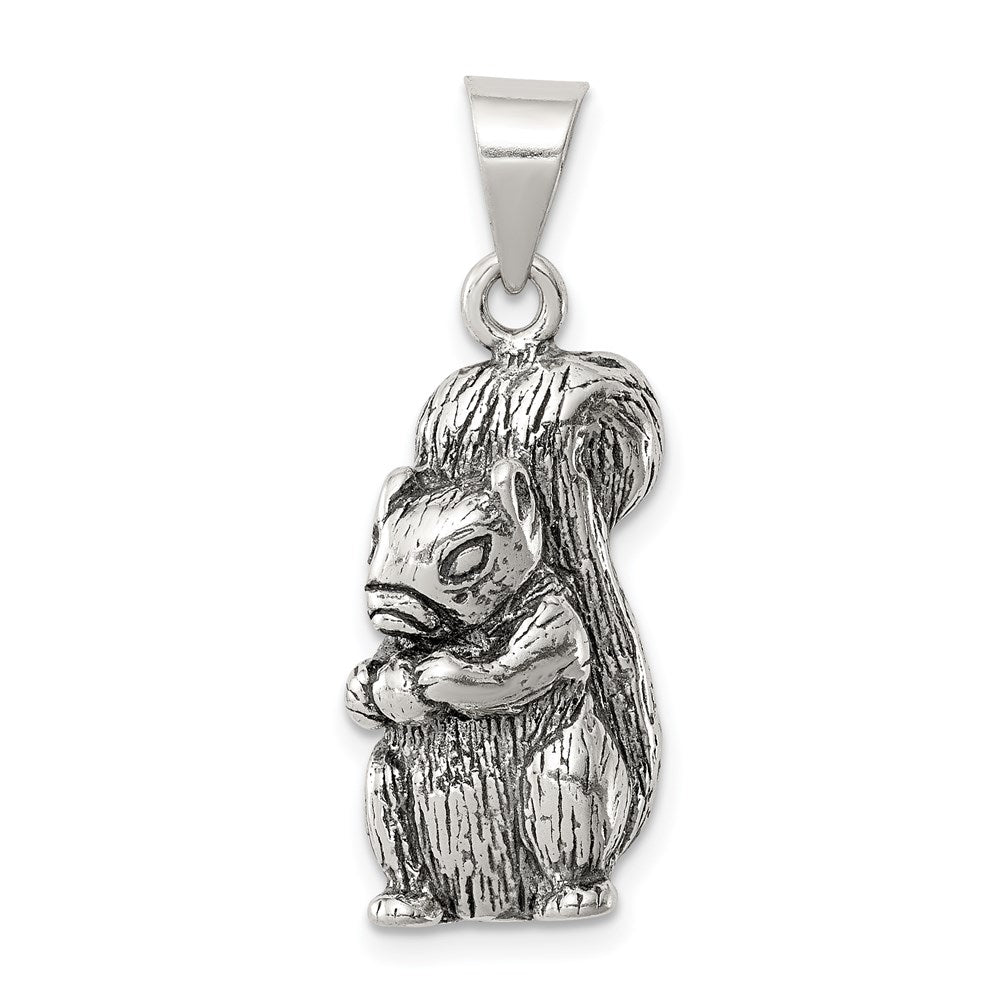 Sterlingsilber Antikisiert Squirrel Charm