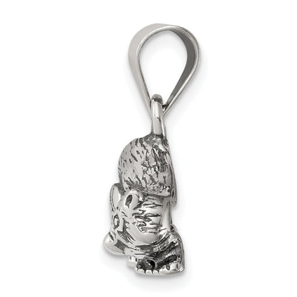 Sterlingsilber Antikisiert Raccoon Charm