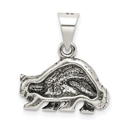 Sterlingsilber Antikisiert Raccoon Charm
