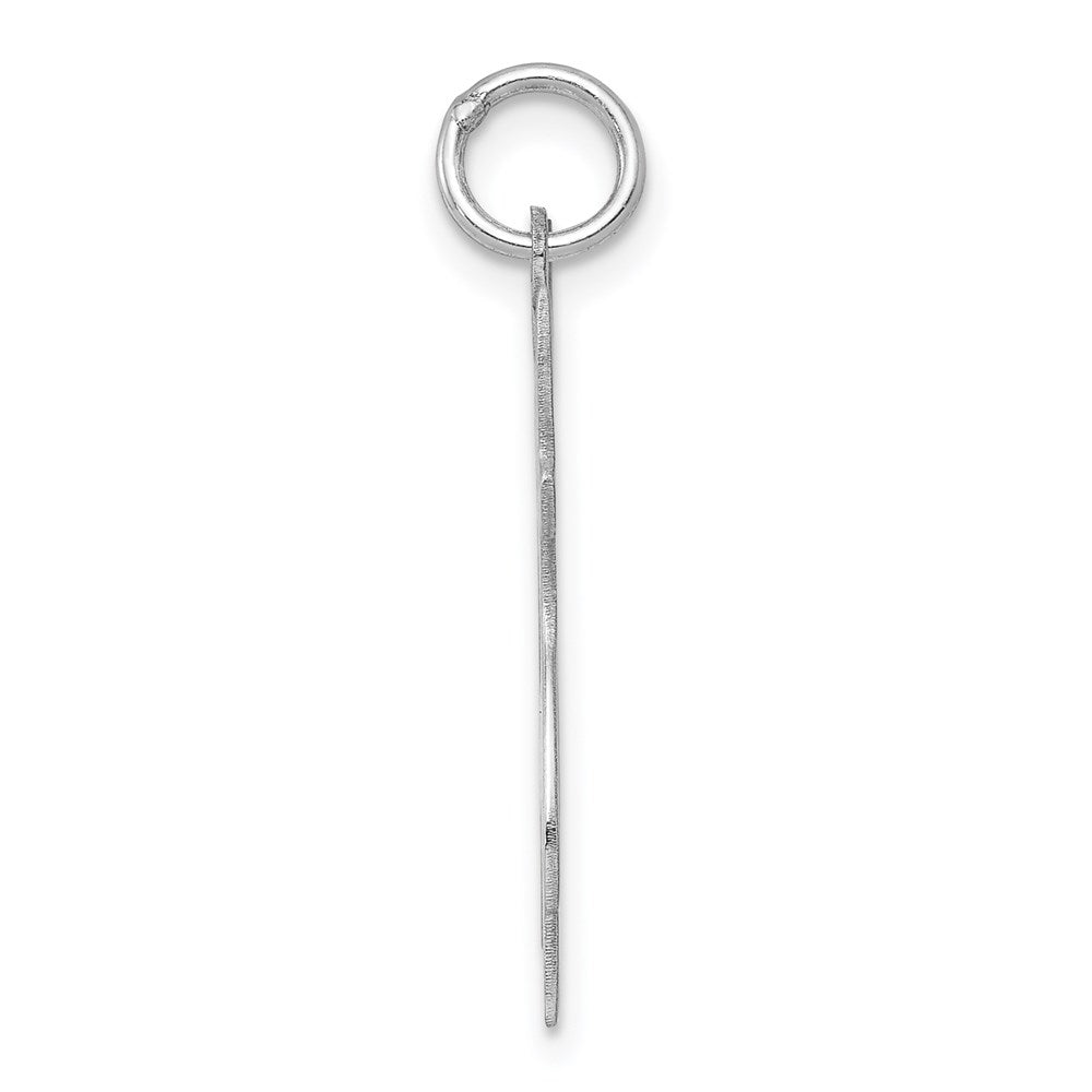Sterlingsilber Rhodiniert Katze Charm