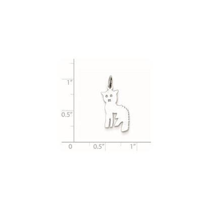 Sterlingsilber Katze Charm