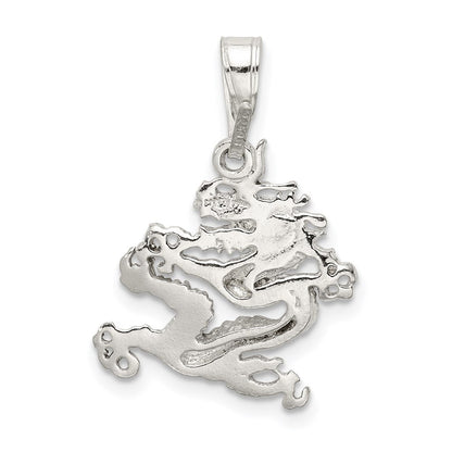 Sterlingsilber Drache Anhänger