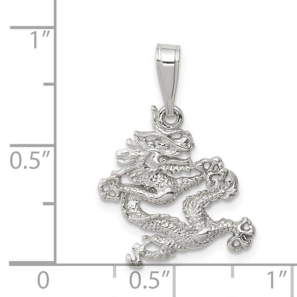 Sterlingsilber Drache Anhänger