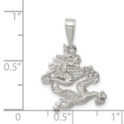 Sterlingsilber Drache Anhänger