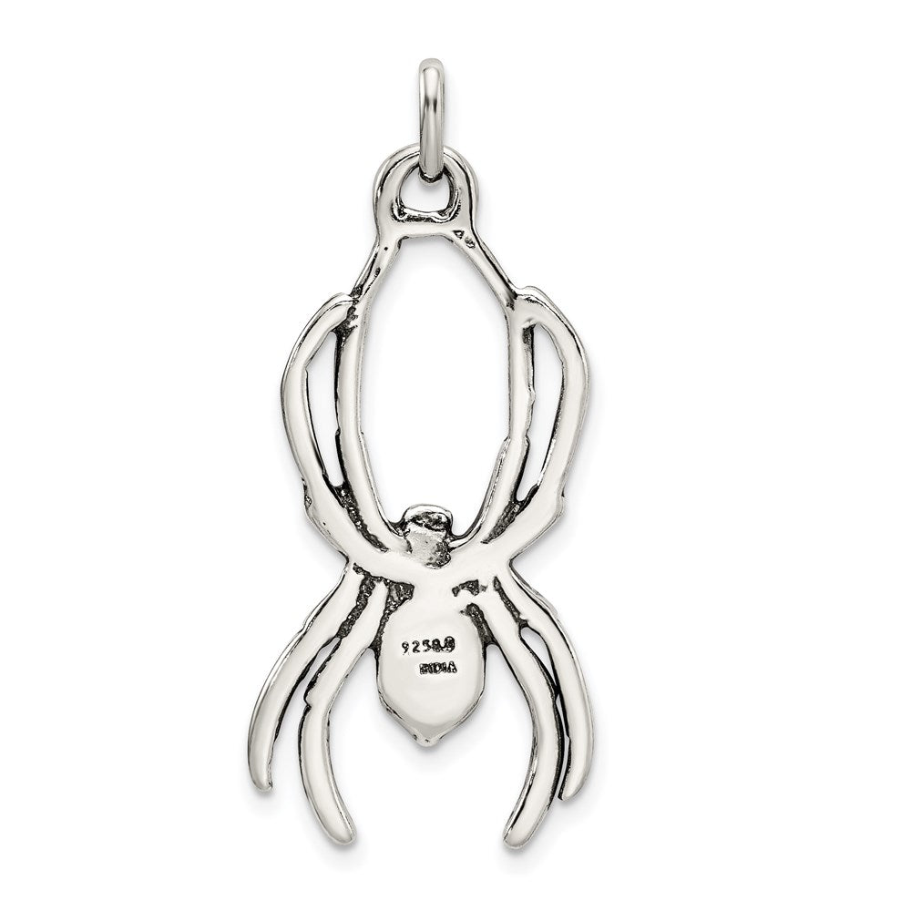 Sterlingsilber Antikisiert Spider Anhänger