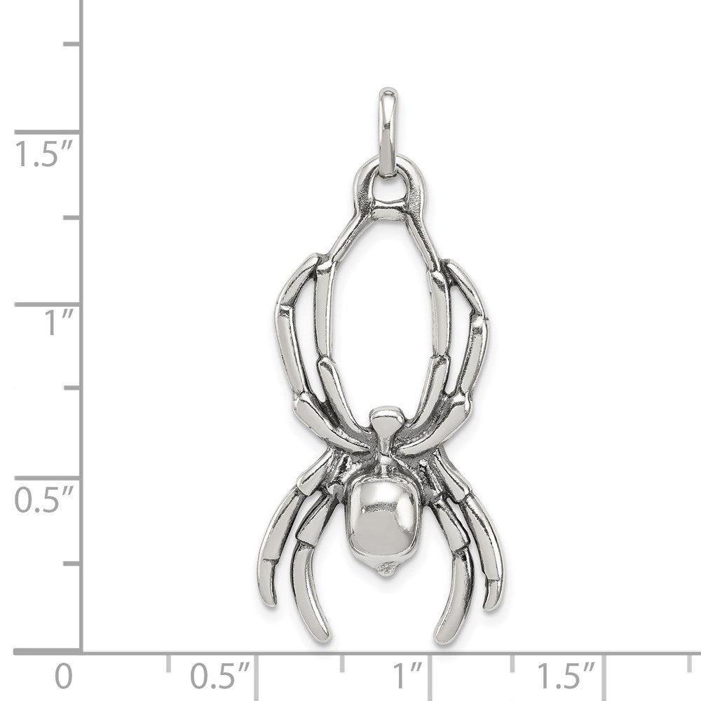 Sterlingsilber Antikisiert Spider Anhänger