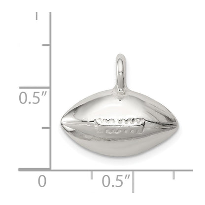 Sterlingsilber Football Anhänger