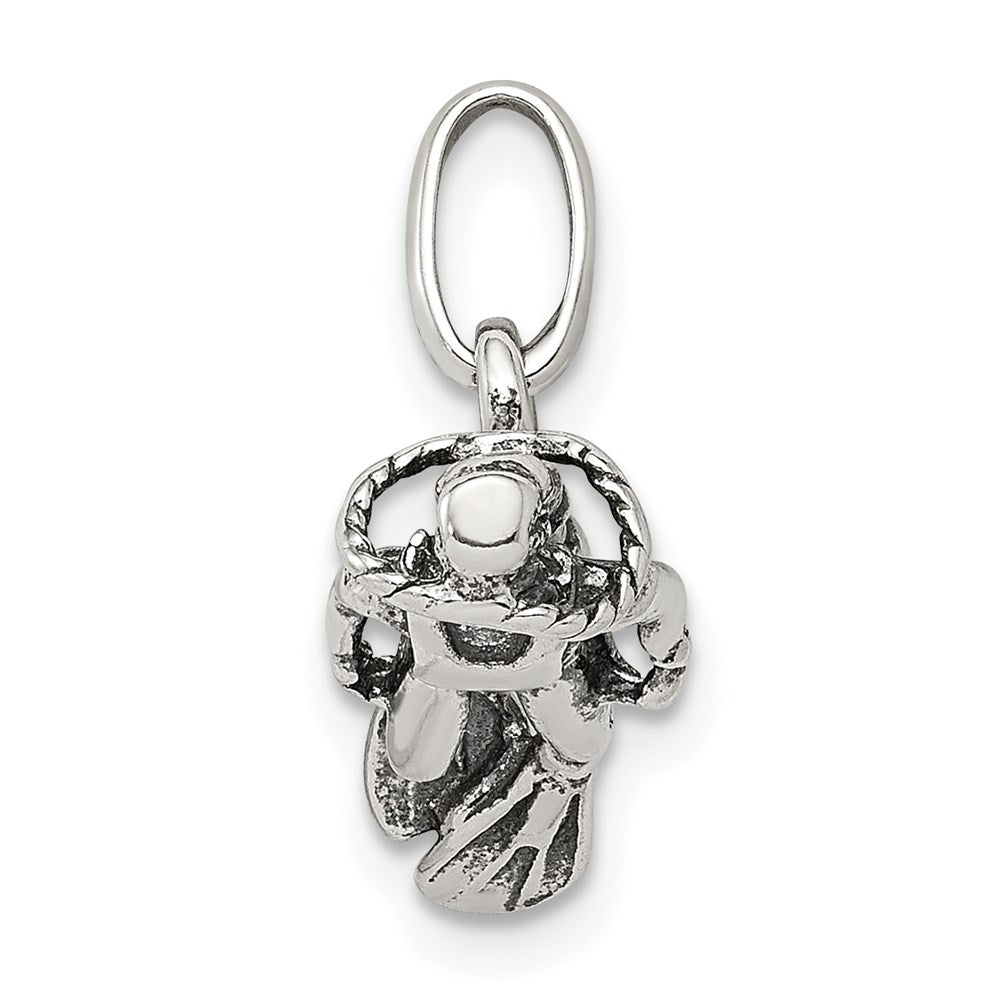 Sterlingsilber Antikisiert Scuba Diver Charm