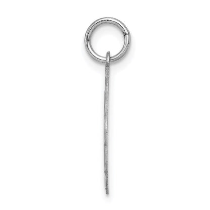 Sterlingsilber Rhodiniert Brocaded Buchstabe B Initiale Charm