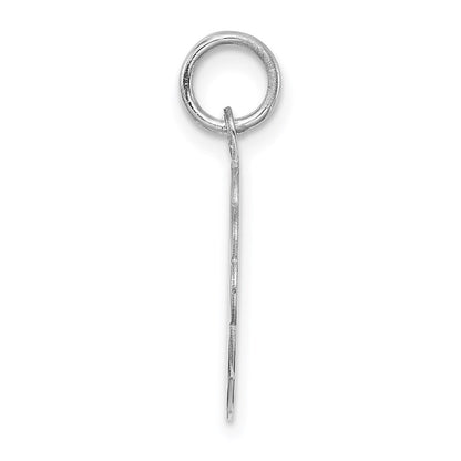 Sterlingsilber Silber/rhodiniert Brocaded Buchstabe F Initiale Anhänger