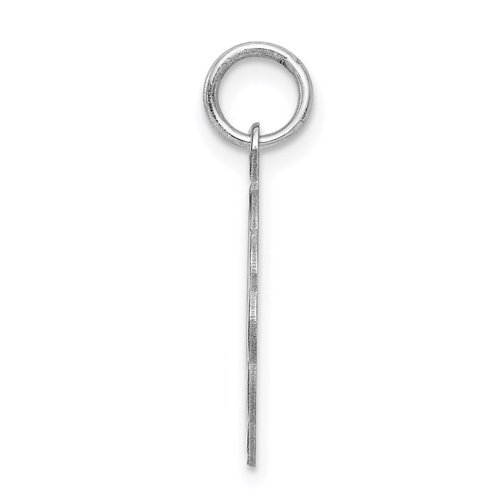 Sterlingsilber Silber/rhodiniert Brocaded Buchstabe G Initiale Anhänger