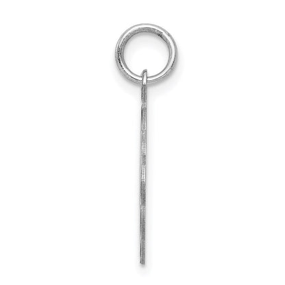 Sterlingsilber Silber/rhodiniert Brocaded Buchstabe G Initiale Anhänger