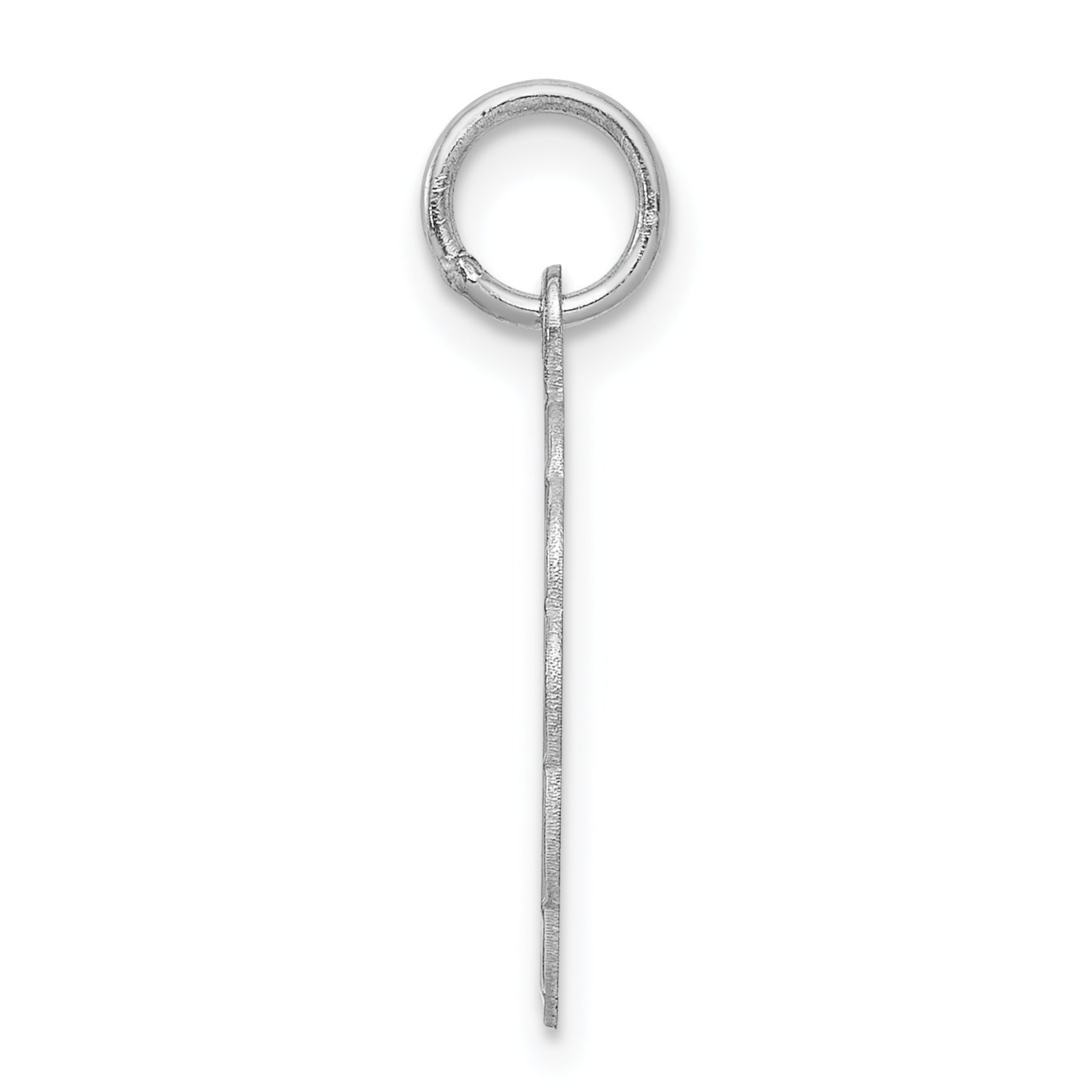 Sterlingsilber Silber/rhodiniert Brocaded Buchstabe K Initiale Anhänger