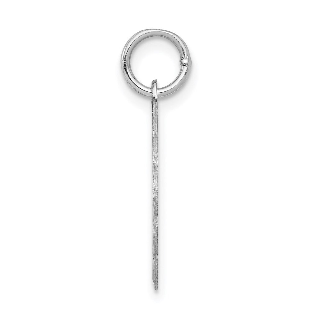 Sterlingsilber Silber/rhodiniert Brocaded Buchstabe S Initiale Anhänger
