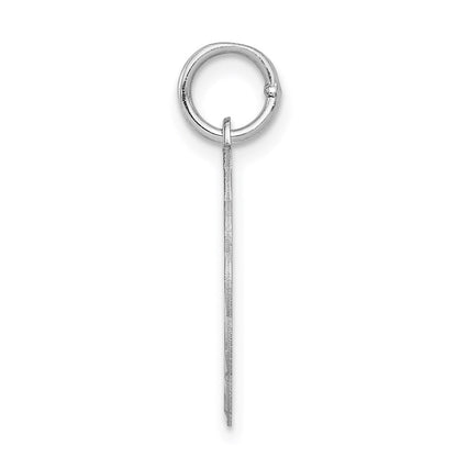 Sterlingsilber Silber/rhodiniert Brocaded Buchstabe S Initiale Anhänger