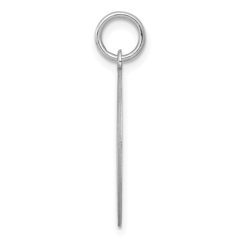 Sterlingsilber Rhodiniert Brocaded Buchstabe B Initiale Charm