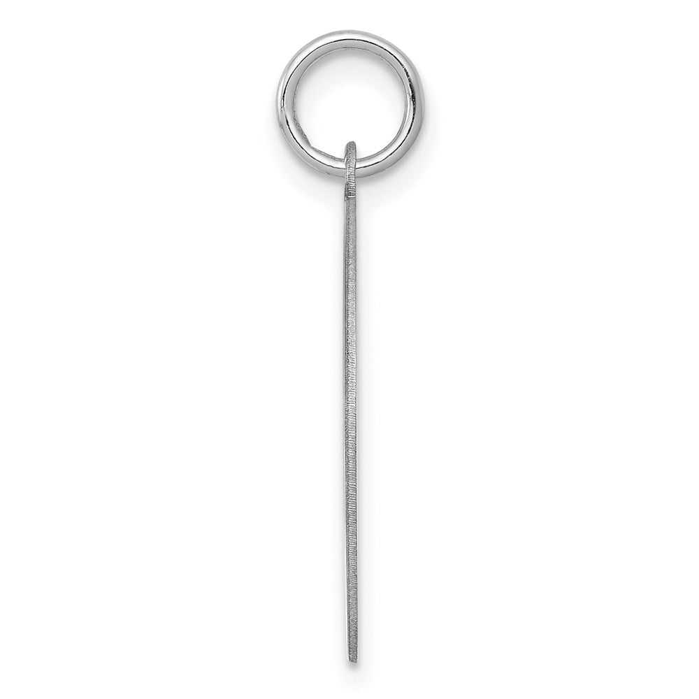 Sterlingsilber Rhodiniert Brocaded Buchstabe E Initiale Charm