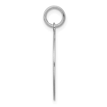 Sterlingsilber Rhodiniert Brocaded Buchstabe G Initiale Charm