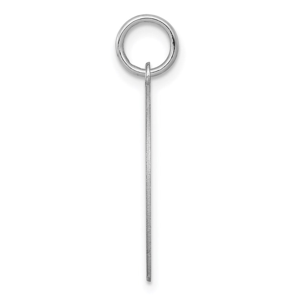 Sterlingsilber Rhodiniert Brocaded Buchstabe H Initiale Charm