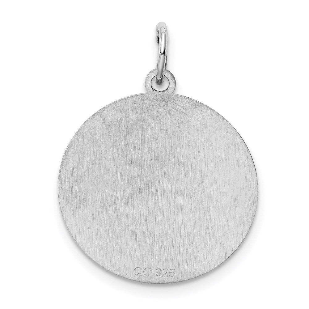 Sterlingsilber Rhodiniert Brocaded Buchstabe H Initiale Charm