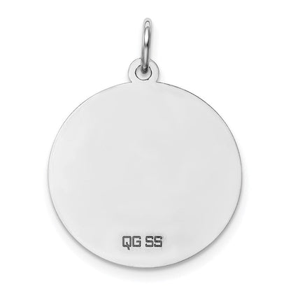 Sterlingsilber Rhodiniert Brocaded Buchstabe K Initiale Charm