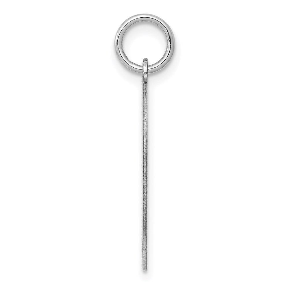 Sterlingsilber Rhodiniert Brocaded Buchstabe S Initiale Charm