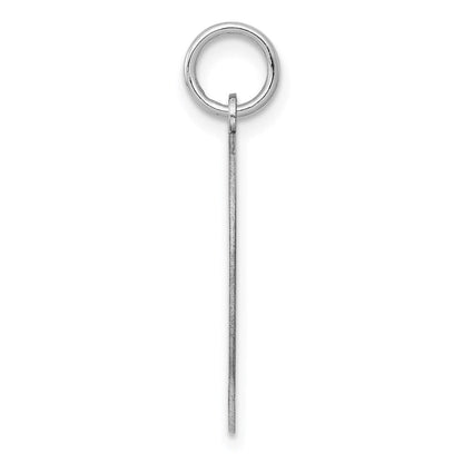 Sterlingsilber Rhodiniert Brocaded Buchstabe S Initiale Charm