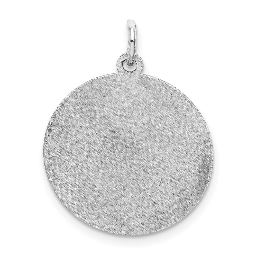 Sterlingsilber Rhodiniert Brocaded Buchstabe S Initiale Charm