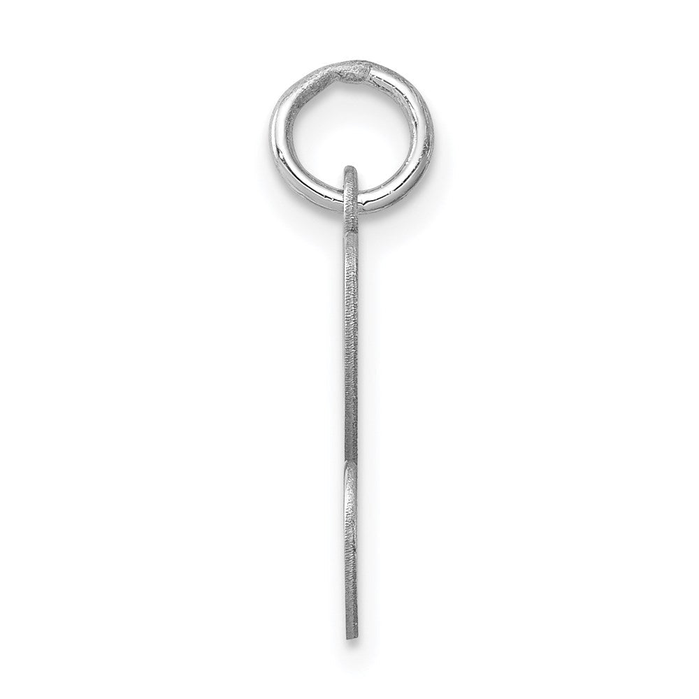 Sterlingsilber Rhodiniert Geprägt Buchstabe C Initiale Charm