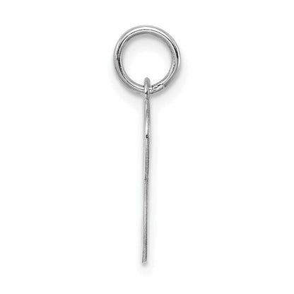 Sterlingsilber Rhodiniert Geprägt Buchstabe P Initiale Charm