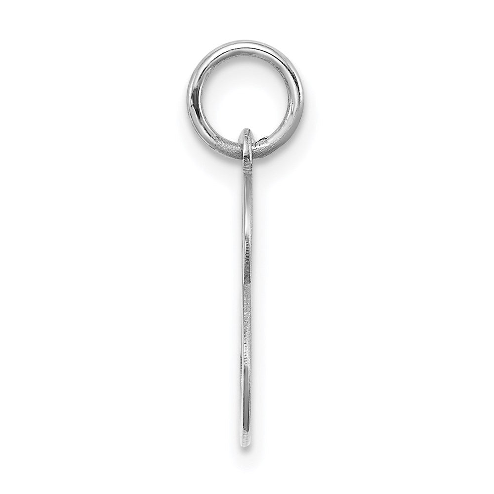Sterlingsilber Rhodiniert Geprägt Buchstabe S Initiale Charm