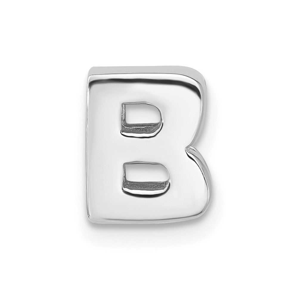 Sterlingsilber Poliert B Initiale Anhänger