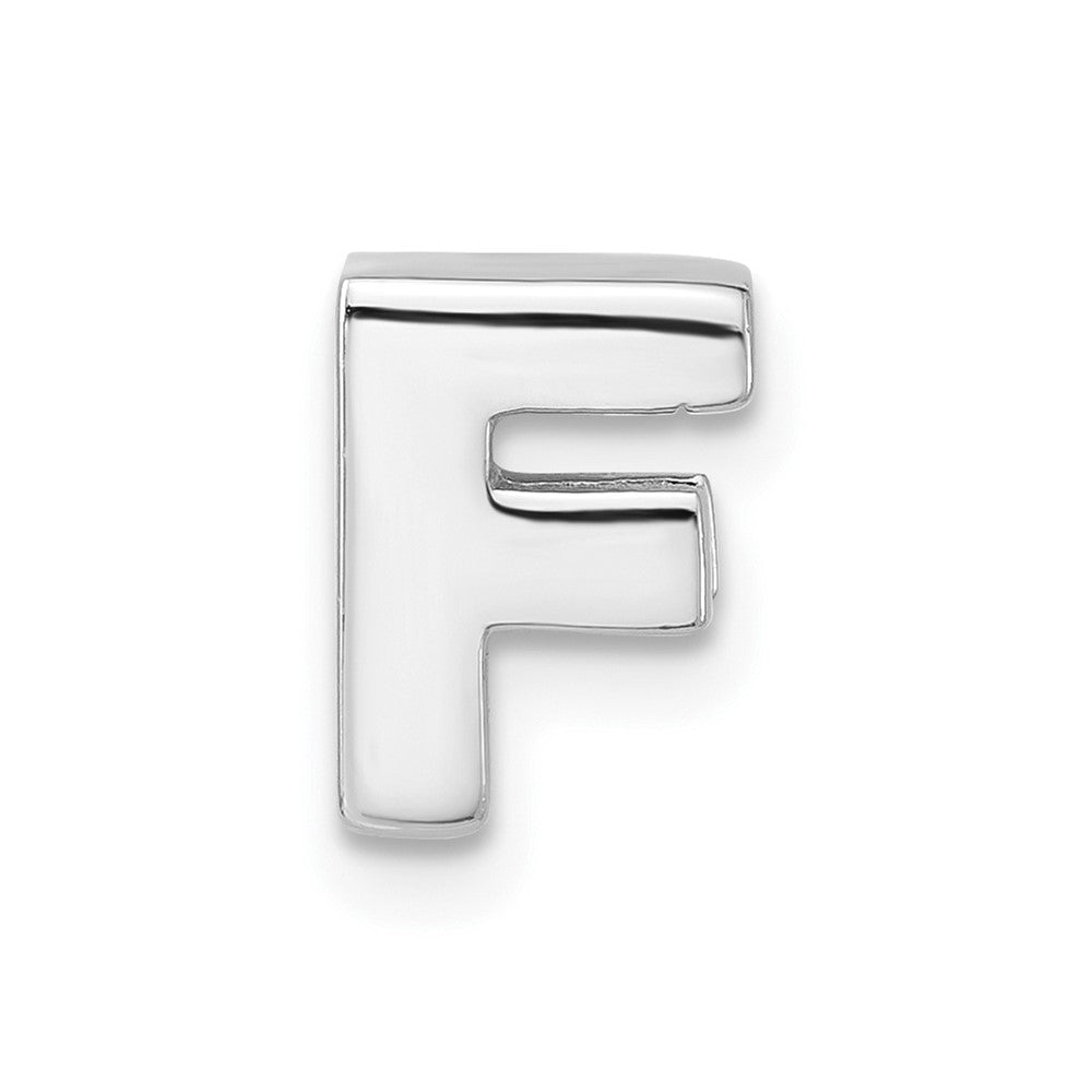 Sterlingsilber Poliert F Initiale Anhänger