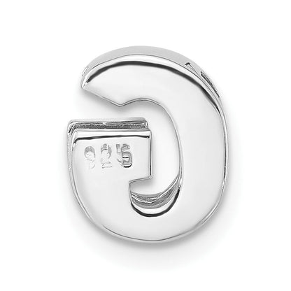 Sterlingsilber Poliert G Initiale Anhänger