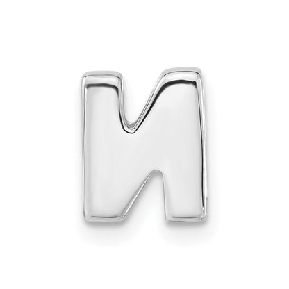 Sterlingsilber Poliert N Initiale Anhänger