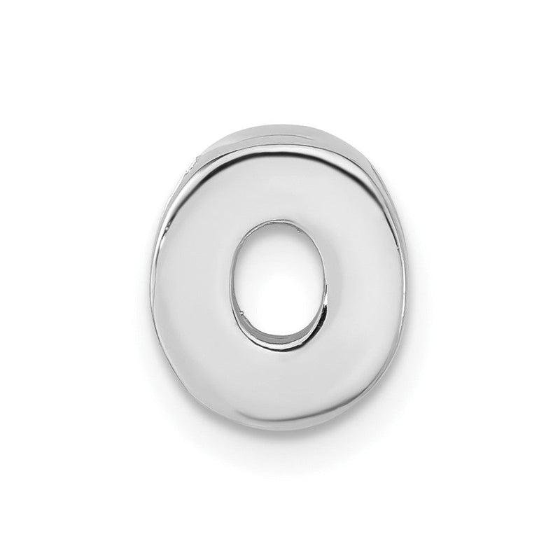 Sterlingsilber Poliert O Initiale Anhänger