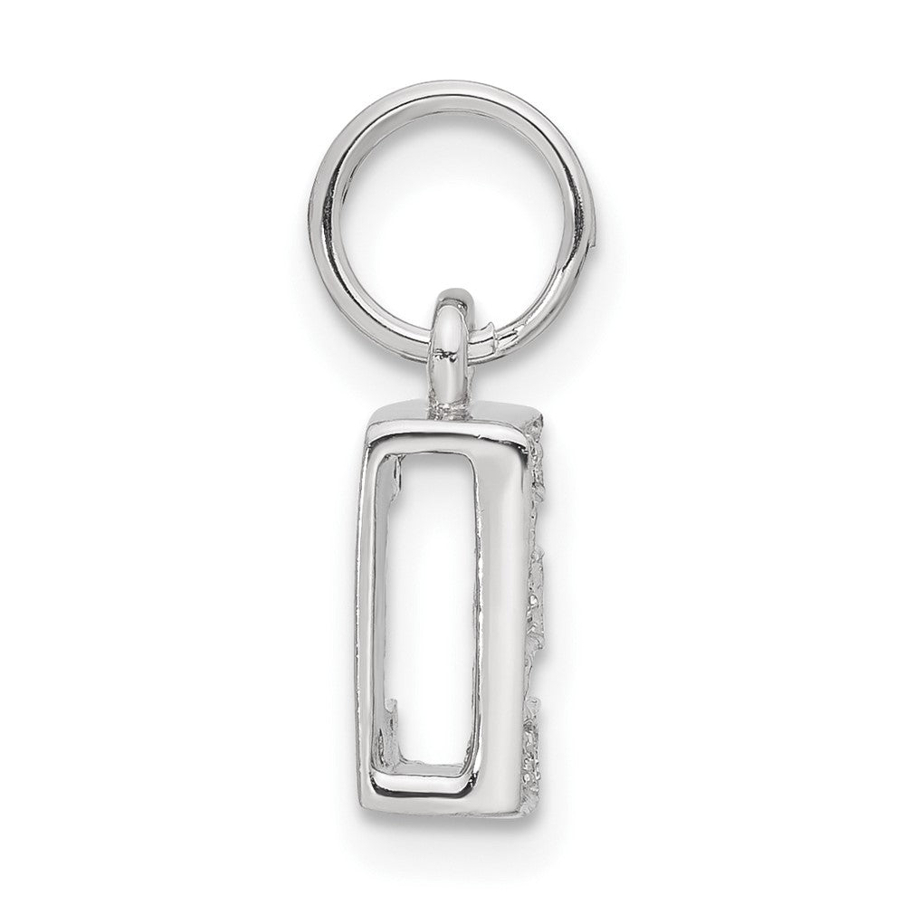 Sterlingsilber Zirkonia Initiale E Charm