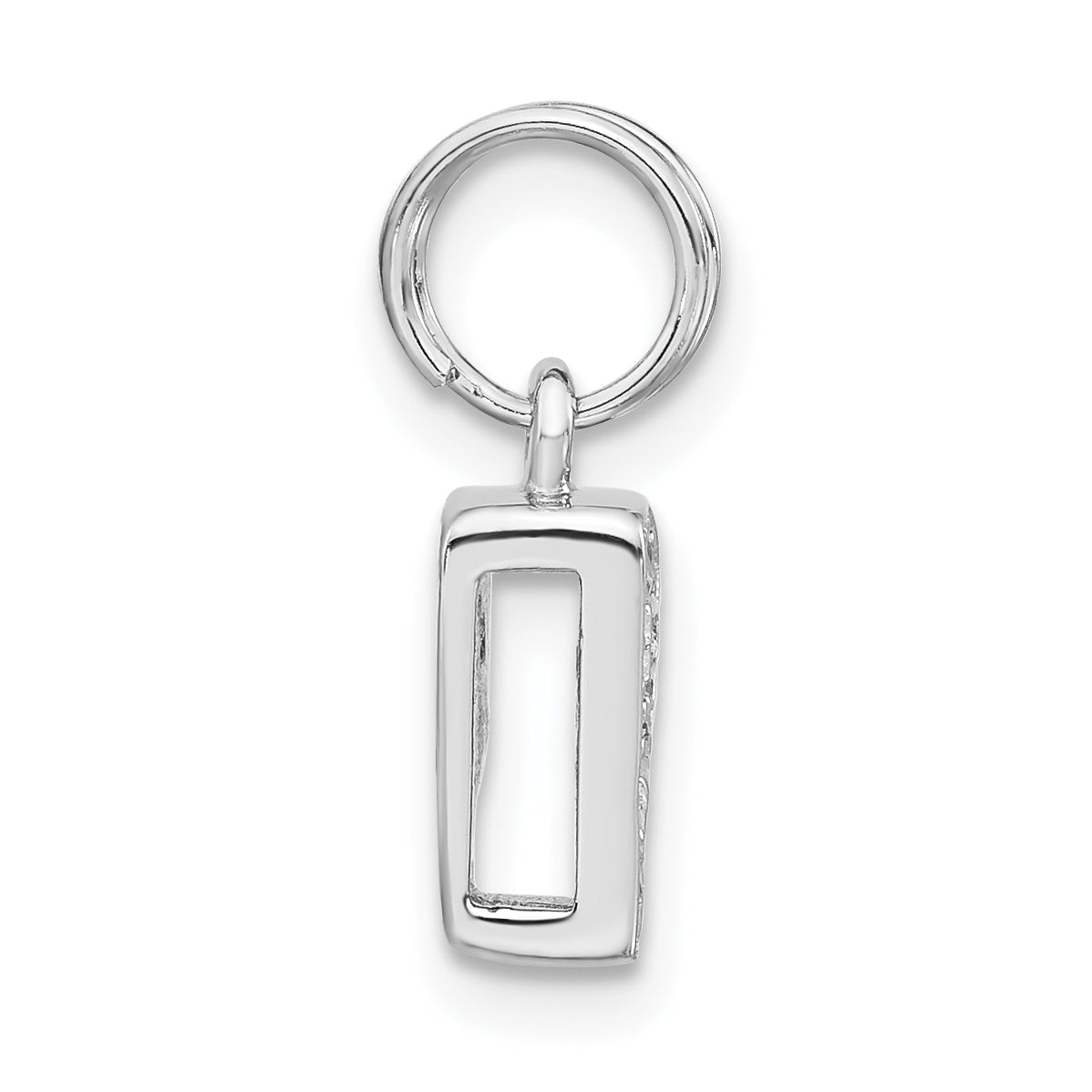 Sterlingsilber Poliert Zirkonia Initiale P Charm