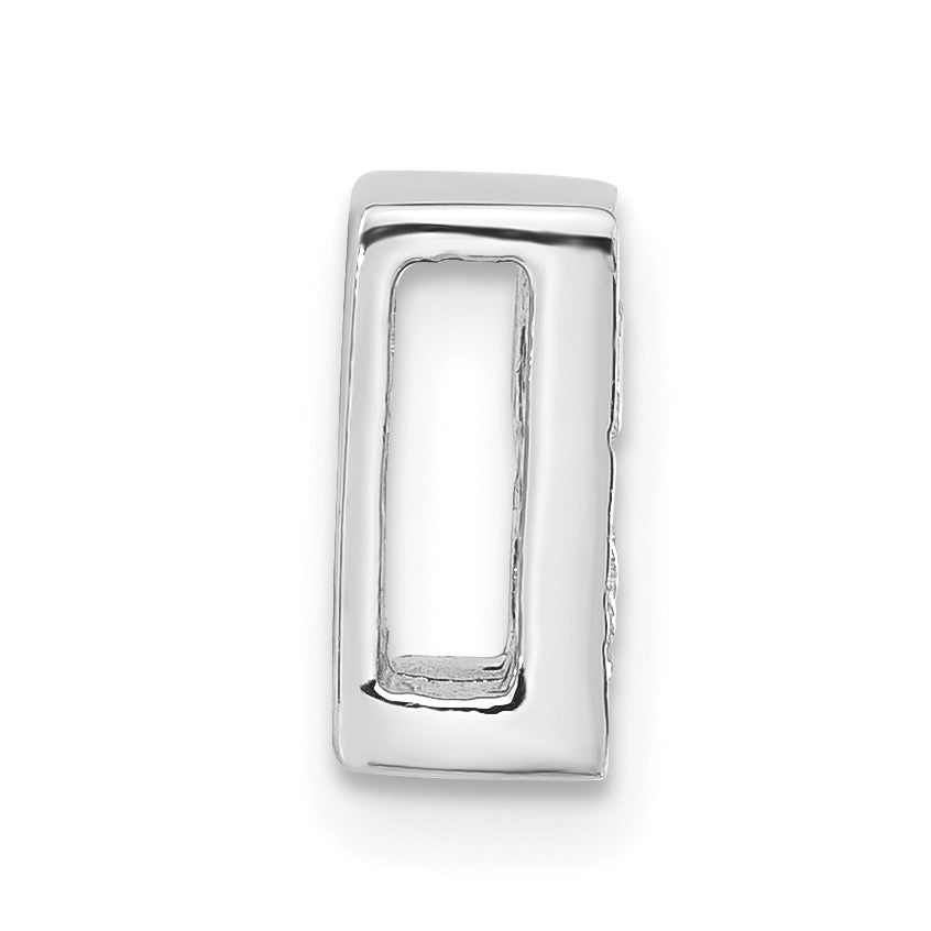 Sterlingsilber Poliert Zirkonia Initiale B Anhänger