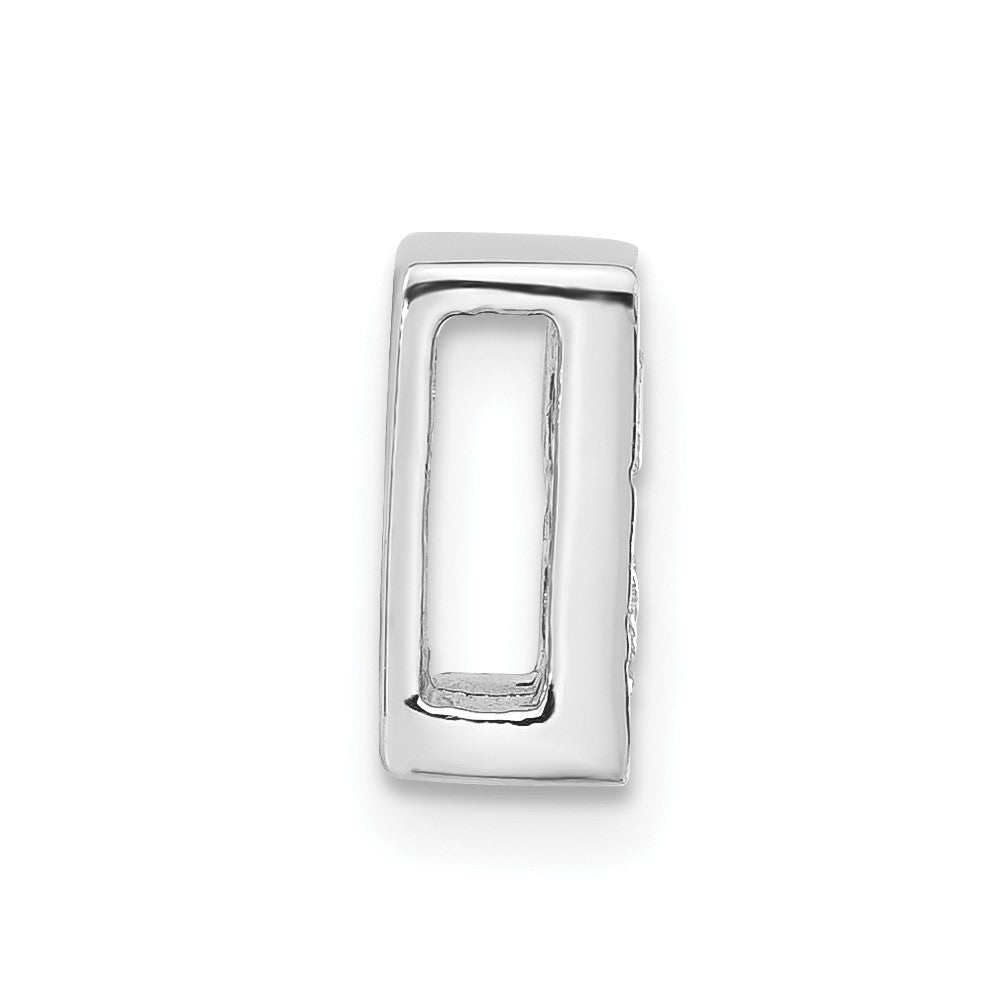 Sterlingsilber Poliert Zirkonia Initiale B Anhänger